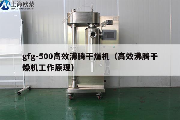 gfg-500高效沸腾干燥机（高效沸腾干燥机工作原理）